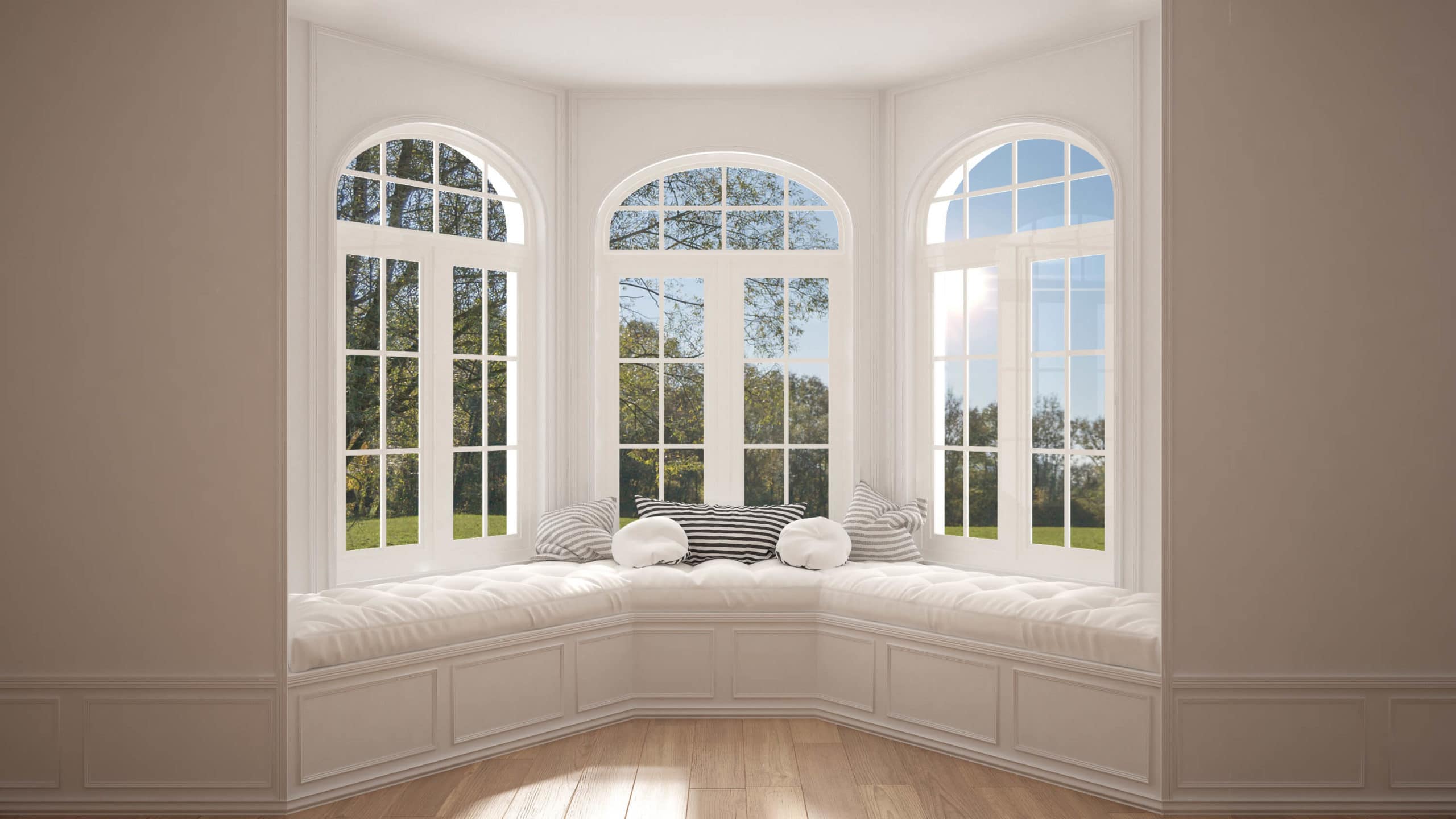 Replacement windows on a North Atlanta home by North Atlanta Exteriors