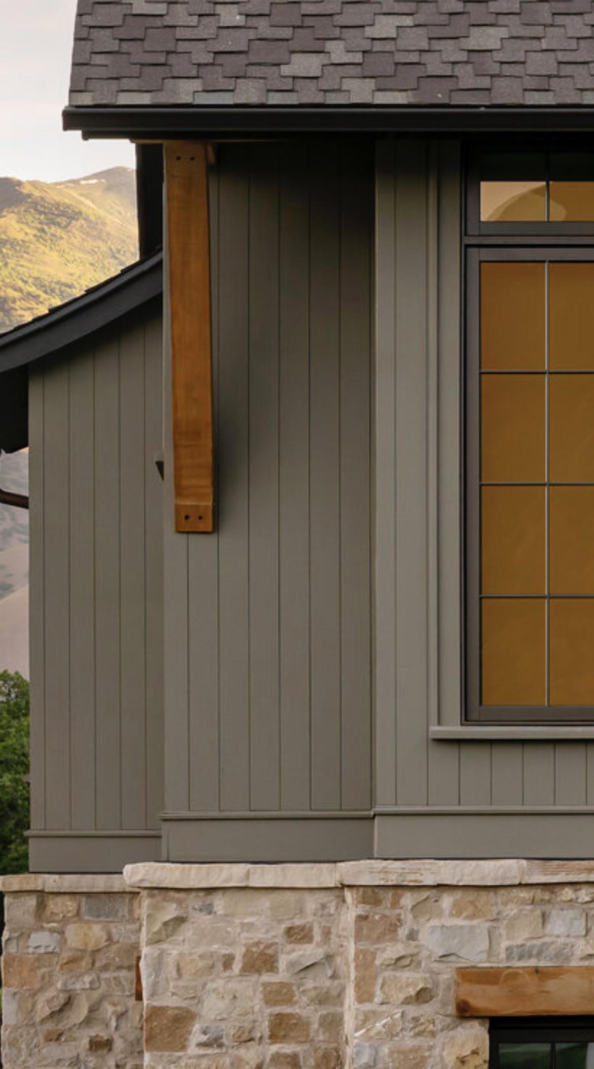 Vertical plank siding by North Atlanta Exteriors